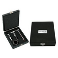 Wine Opener, Ring, Stopper and Thermometer set in a box